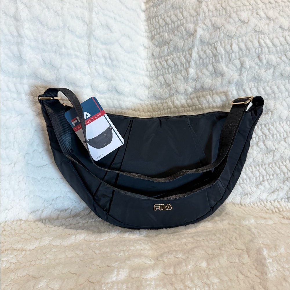 Unisex Sporty Black Shoulder Bag NWT
